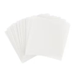 Faltpapiere, transparent, 10cm x 10cm, 110 g/m², weiß, 100 Stück