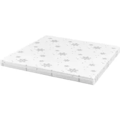Faltpapiere, transparent, Eiskristalle, 15cm x 15cm, 110 g/m², weiß/silber, 100 Stück