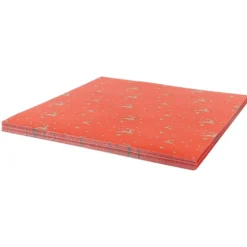 Faltpapiere, transparent, Hirsche, 20cm x 20cm, 110 g/m², rot/gold, 100 Stück