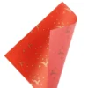 Faltpapiere, transparent, Hirsche, 10cm x 10cm, 110 g/m², rot/gold, 100 Stück