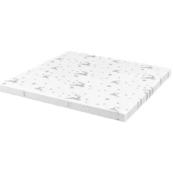 Faltpapiere, transparent, Hirsche, 15cm x 15cm, 110 g/m², weiß/silber, 100 Stück