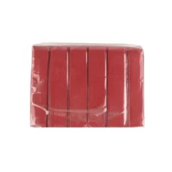 Faszina Soft, Design-Modelliermasse, dunkelrot mit Glitzer, 55g, leicht formbar, ofenhärtend