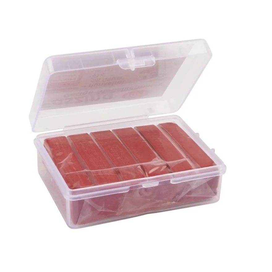 Faszina Soft, Design-Modelliermasse, dunkelrot mit Glitzer, 55g, leicht formbar, ofenhärtend
