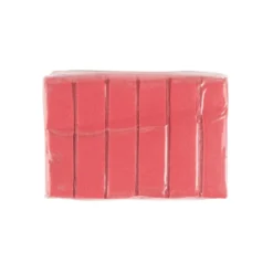 Faszina Soft, Design-Modelliermasse, rot mit Glitzer, 55g, leicht formbar, ofenhärtend