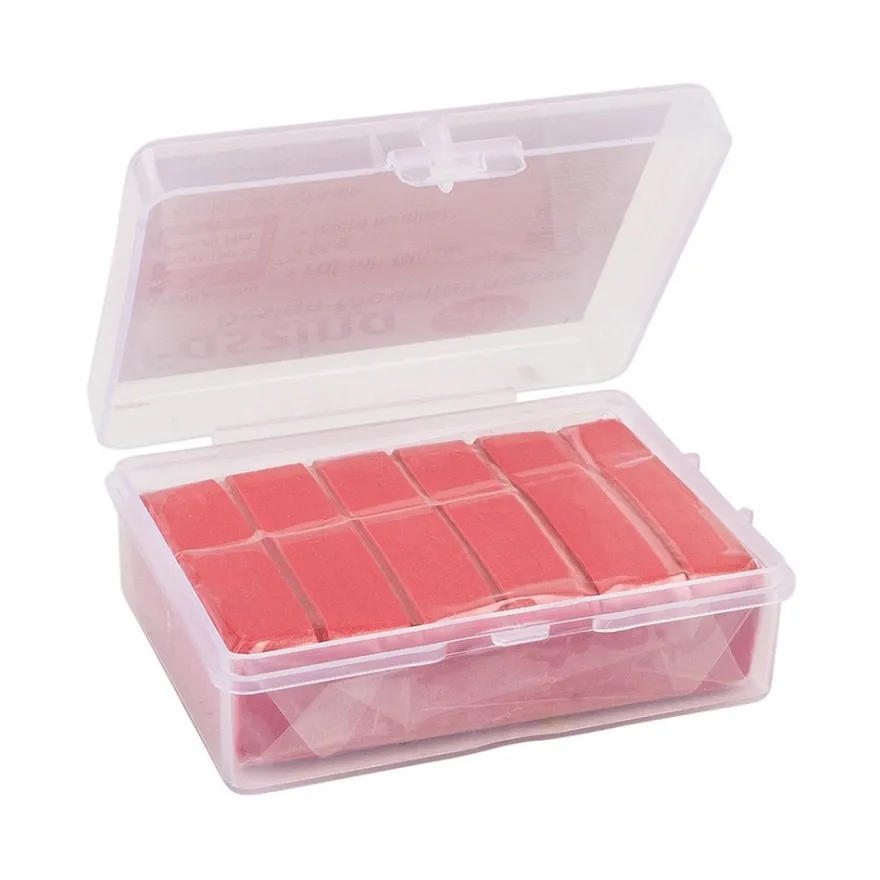 Faszina Soft, Design-Modelliermasse, rot mit Glitzer, 55g, leicht formbar, ofenhärtend