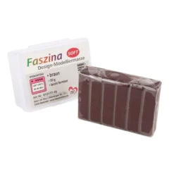 Faszina Soft, Design-Modelliermasse, braun, 55g, leicht formbar, ofenhärtend