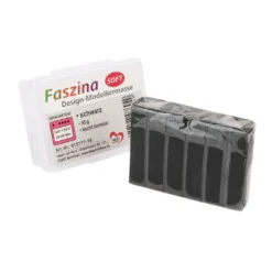 Faszina Soft, Design-Modelliermasse, schwarz, 55g, leicht formbar, ofenhärtend