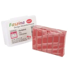 Faszina Soft, Design-Modelliermasse, dunkelrot, 55g, leicht formbar, ofenhärtend
