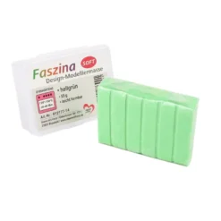 Faszina Soft, Design-Modelliermasse, hellgrün, 55g, leicht formbar, ofenhärtend