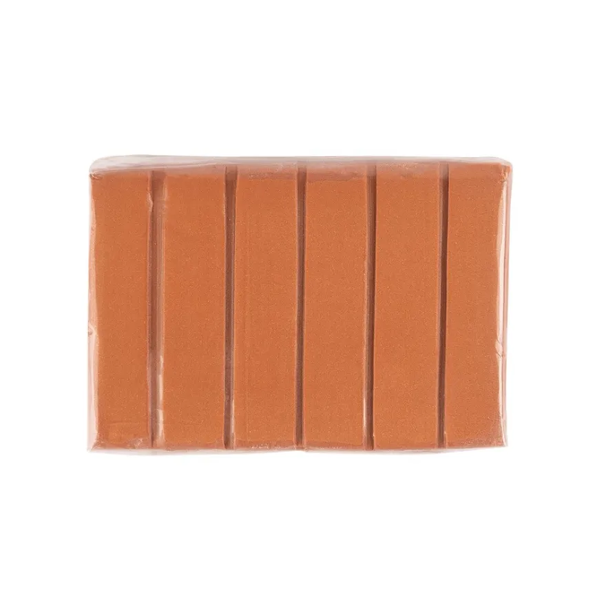 Faszina Soft, Design-Modelliermasse, kupfer mit Glitzer, 55g, leicht formbar, ofenhärtend