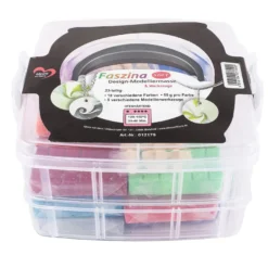 Faszina Soft, Modelliermasse, 18 Farben, 5 Werkzeuge, je 55g, ofenhärtend, 23-teilig