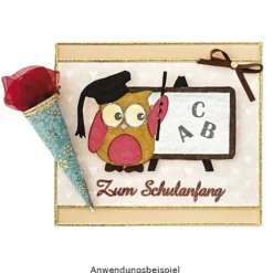 Feinkontur-Stempel, einzelne Motive auf Trägerfolie, Schulanfang