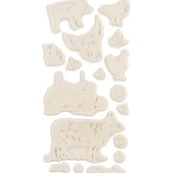 Feinkontur-Stempel, einzelne Motive auf Trägerfolie, Landliebe