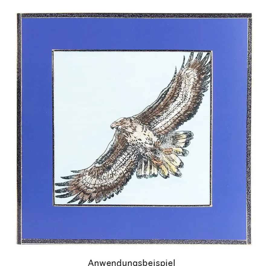 Feinkontur-Stempel, 15 x 15 cm, Adler
