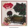 Feinkontur-Stempel, 15 x 15 cm, Bank