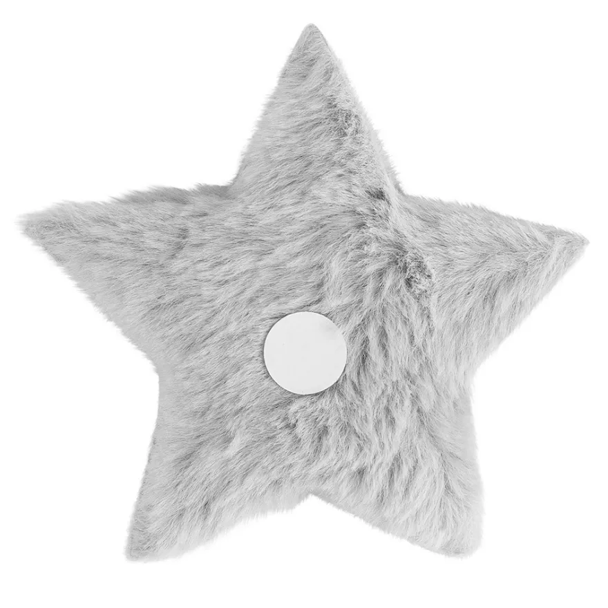 Fell-Sterne, Ø 11cm, taupe, 2 Stück