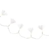 Fiberglas-Lichterkette, 5cm je Strauß, 15cm Abstand, 10er