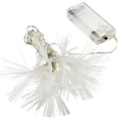 Fiberglas-Lichterkette, 5cm je Strauß, 15cm Abstand, 10er