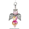 Filigrane Engelsflügel, Design 6, 3,7cm, silber, 10 Stück