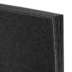 Filz, DIN A4, Stärke: 1mm, schwarz, selbstklebend, 10 Bogen