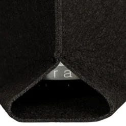 Flaschentasche aus Filz, 17cm x 40cm, mit Tragehenkel, schwarz