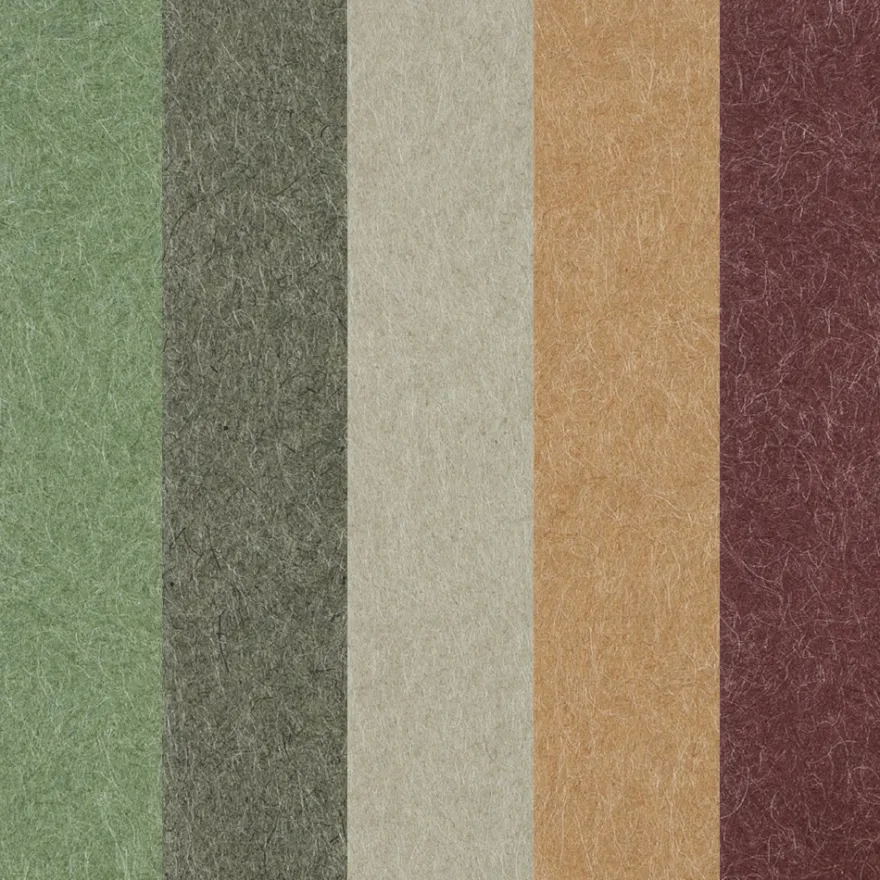 Flechtkörbe aus Papier, zum Selberflechten, 12cm x 8cm x 6,5cm, Grün-,Braun-,Grautöne, 10 Stück