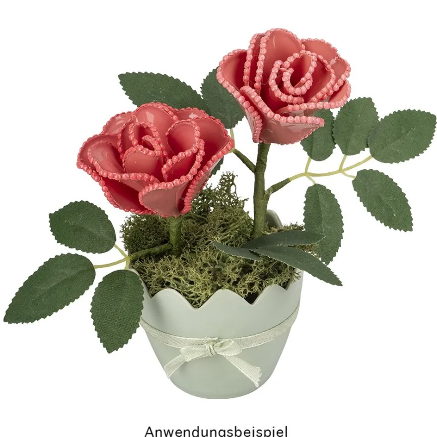 Floristik-Kreppband, 1,1cm breit, 30m lang, grün, selbsthaftend, elastisch