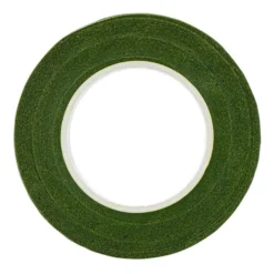 Floristik-Kreppband, 1,1cm breit, 30m lang, grün, selbsthaftend, elastisch
