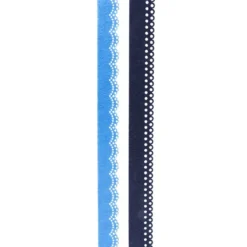 Folia Filzbordüren, blau & dunkelblau, 30cm, 4 Stück
