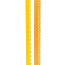 Folia Filzbordüren, gelb & orange, 30cm, 4 Stück