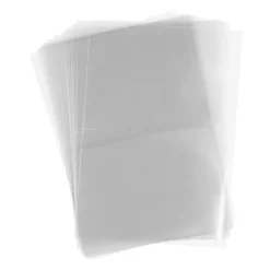 Folien-Grußkarten, 15cm x 10,7cm, transparent, 130µ, 20 Stück