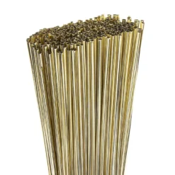 Folienhalme, Ø 2mm, 30cm lang, 40g, hellgold