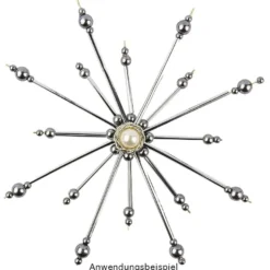 Folienhalme, Ø 2mm, 30cm lang, 40g, silber