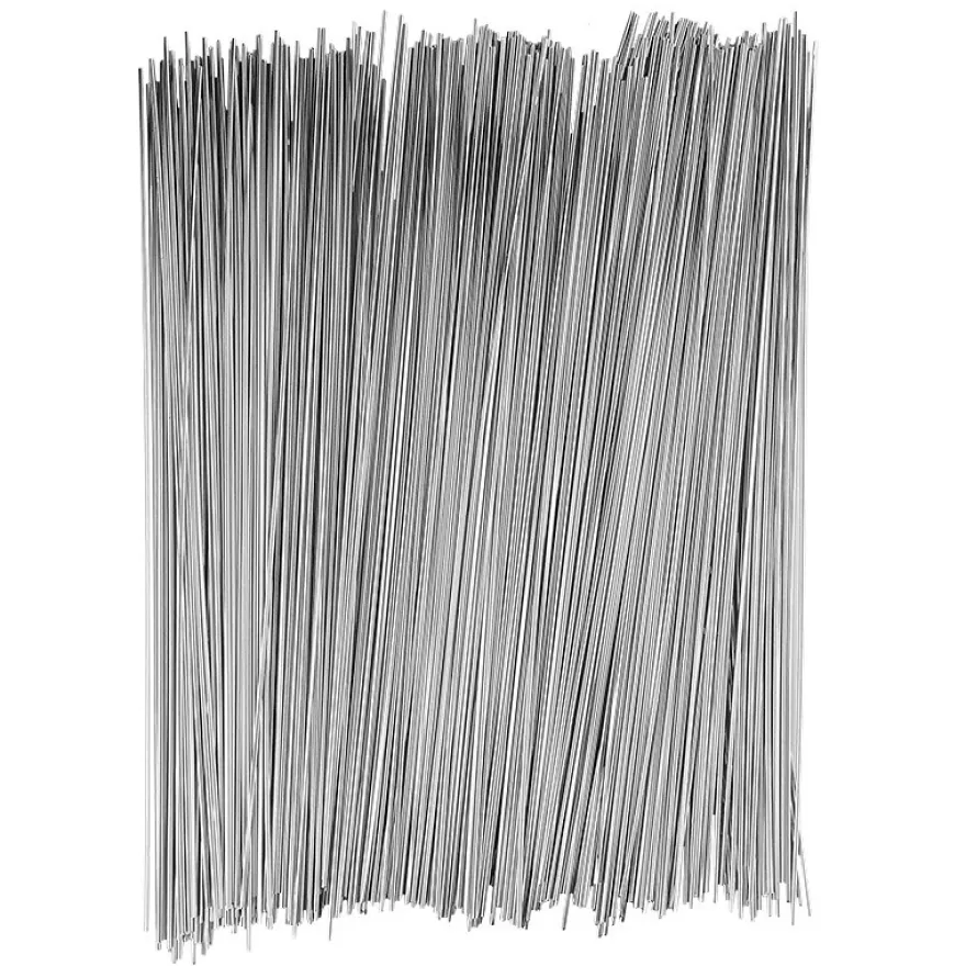 Folienhalme, Ø 2mm, 30cm lang, 40g, silber
