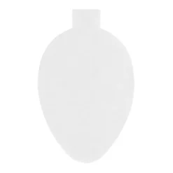 Folienscheiben, Eier, 5,9cm x 9,5cm, transparent, 200µ, 20 Stück