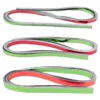Folienstreifen, 3 Größen (5mm, 7mm, 10mm), 54cm lang, Spiegel-Optik, rot & grün, 150 Stück