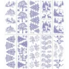 Gel-Klebetransfers & Metallic-Transferfolien, Winterliche Szenen, 10cm x 30cm, 10 Bogen