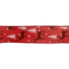 Geschenk-Band, Hirsch 1, 6,3cm breit, 2,7m lang, auf Rolle, rot