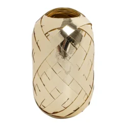 Geschenkband, 5mm breit, 10m lang, hellgold