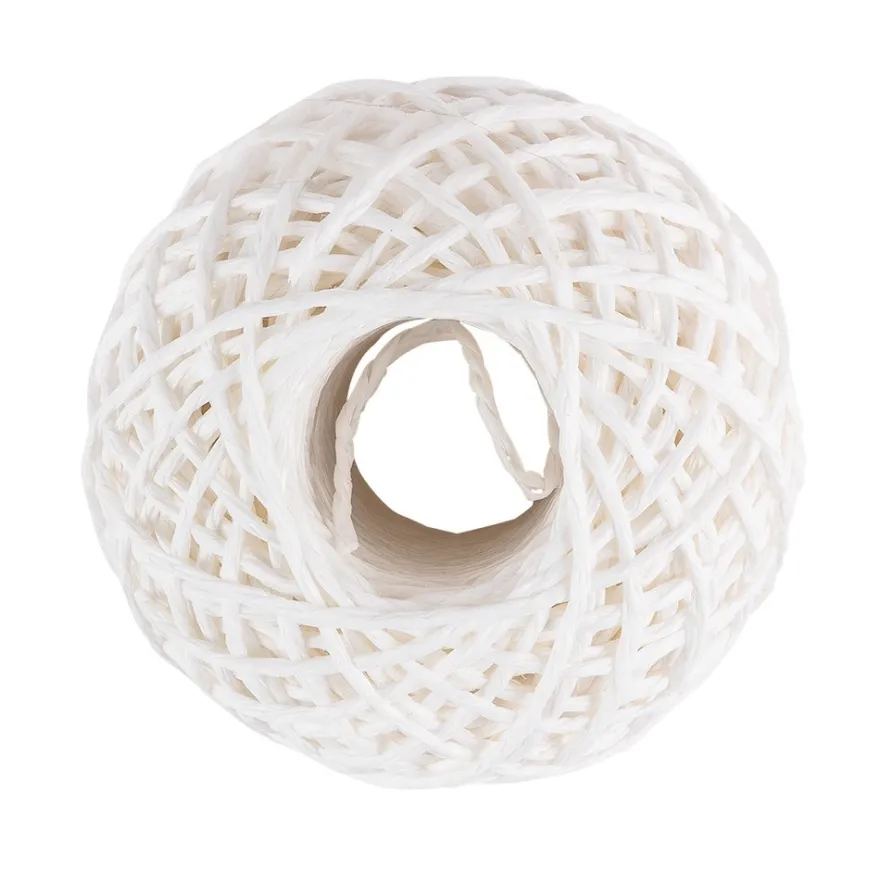 Geschenkband, Ø 2mm, 50m lang, naturweiß