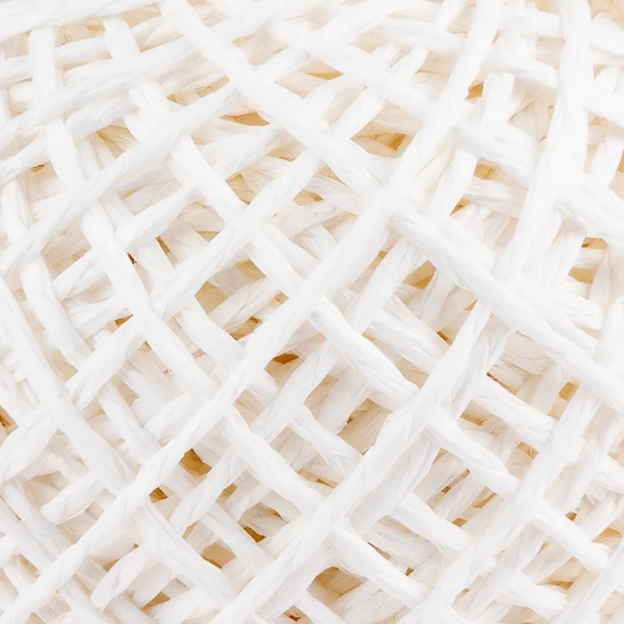 Geschenkband, Ø 2mm, 50m lang, naturweiß