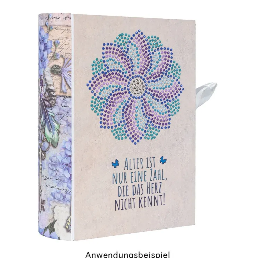 Geschenkboxen, Buch, 4 versch. Größen, mit Deckel, weiß, 4 Stück