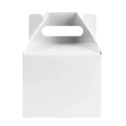 Geschenkboxen, Design 1, 11cm x 9cm x 14cm, 250 g/m², weiß, 10 Stück