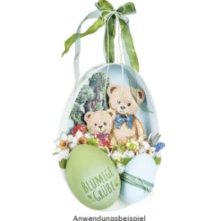 Geschenkboxen in Eiform, 2 versch. Größen, mit Deckel, weiß, 2 Stück