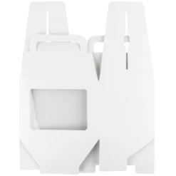 Geschenkboxen mit Sichtfenster, Design 2, 10cm x 14cm x 13cm, 250 g/m², weiß, 10 Stück