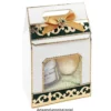 Geschenkboxen mit Sichtfenster, Design 3, 15cm x 5,5cm x 9,5cm, 250 g/m², weiß, 10 Stück
