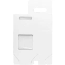 Geschenkboxen mit Sichtfenster, Design 3, 15cm x 5,5cm x 9,5cm, 250 g/m², weiß, 10 Stück