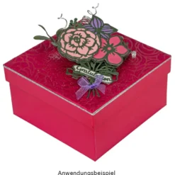 Geschenkboxen, quadratisch, 12 Größen, 6 Farben, 12-teilig