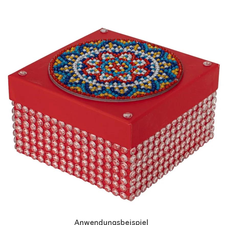 Geschenkboxen, quadratisch, 12 Größen, 6 Farben, 12-teilig