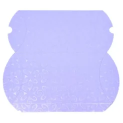 Geschenkbox, Kissen-Form, 22x13x4,5cm, folienkaschiert, flieder